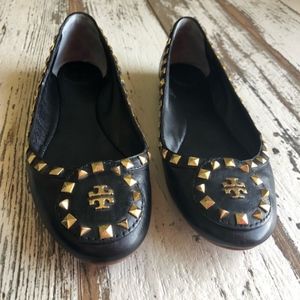 Tory Burch studded flats